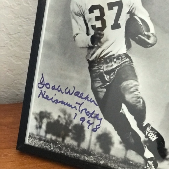 Signed Doak Walker Heisman Trophy Winner Photo SMU - Picture 2 of 4